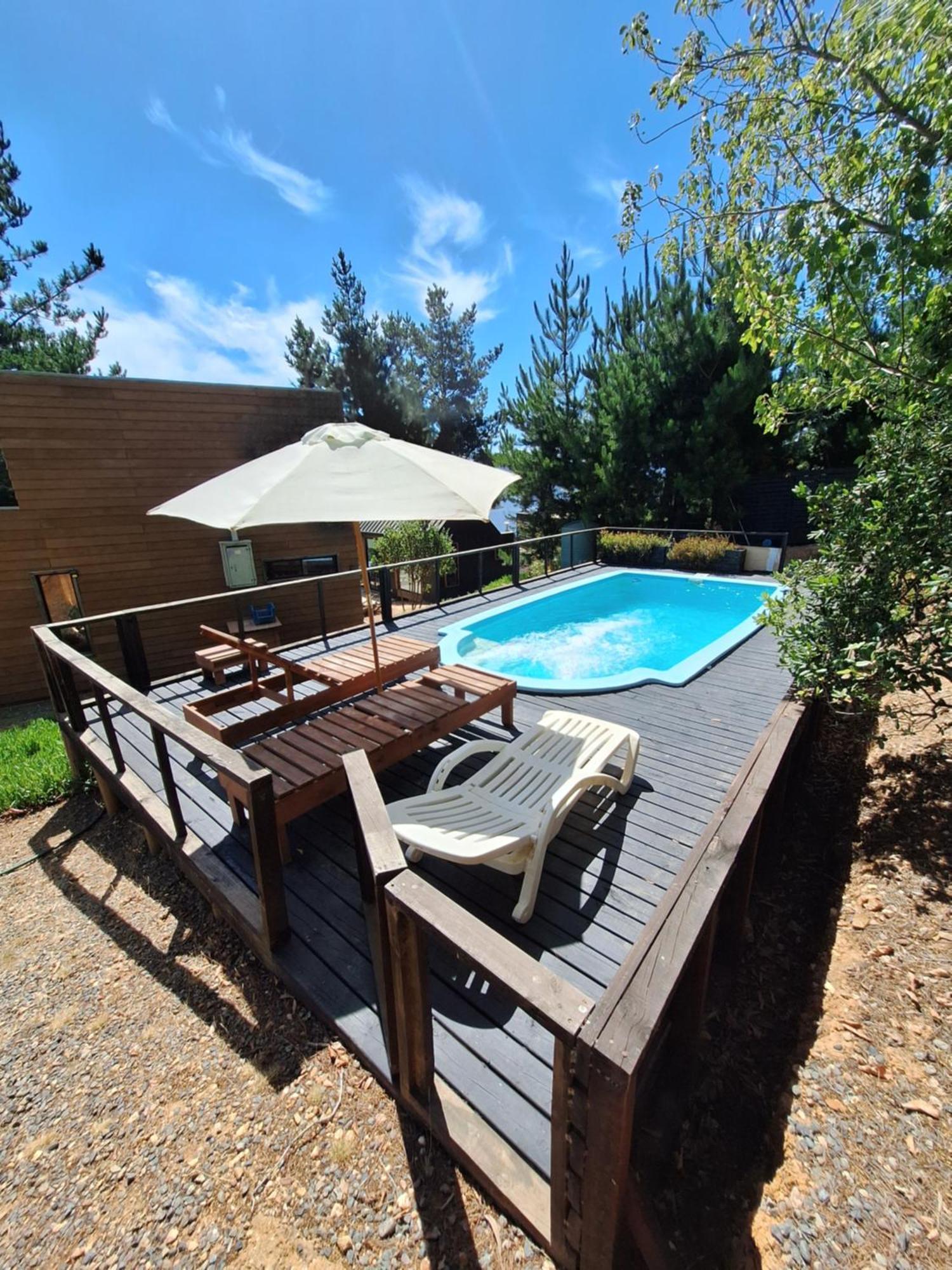 Acuarela Minicasas Con Piscina En Holiday home Vichuquen