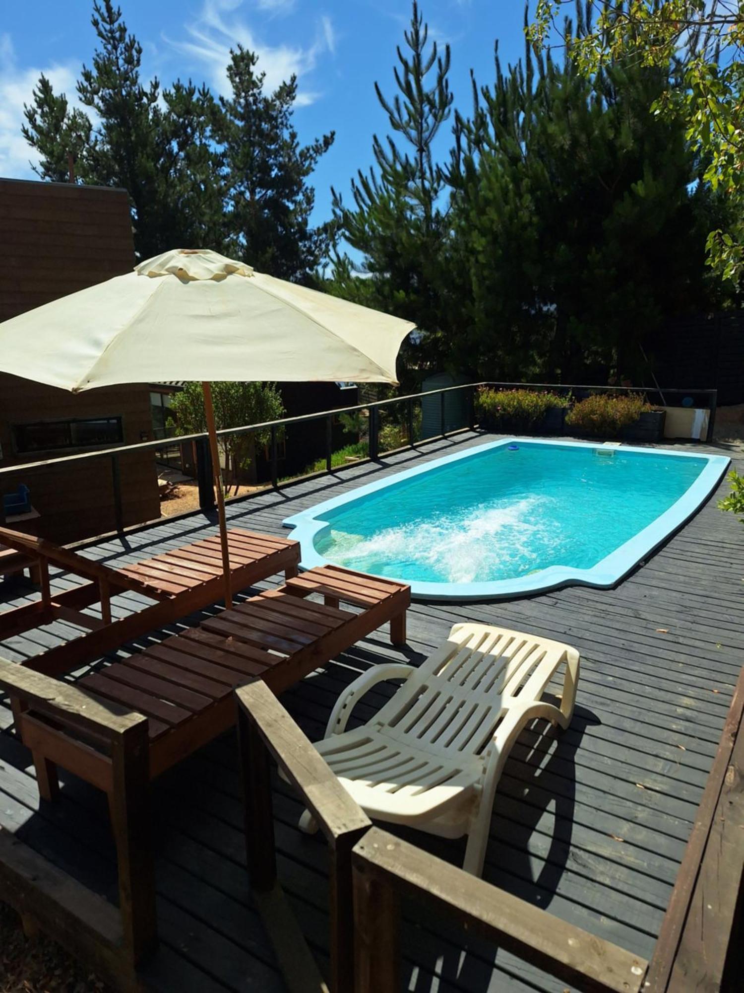 Acuarela Minicasas Con Piscina En Holiday home Vichuquen